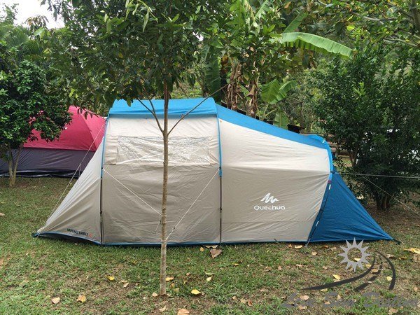 Tenda de campismo com varetas - ARPENAZ 4.2 - 4 pessoas - 2 quartos QUECHUA  - Decathlon