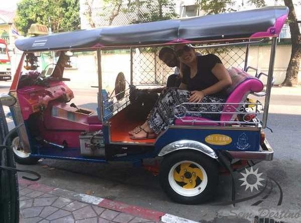 quanto custa viajar para a tailandia - gasto diario - tuttuk - taxi