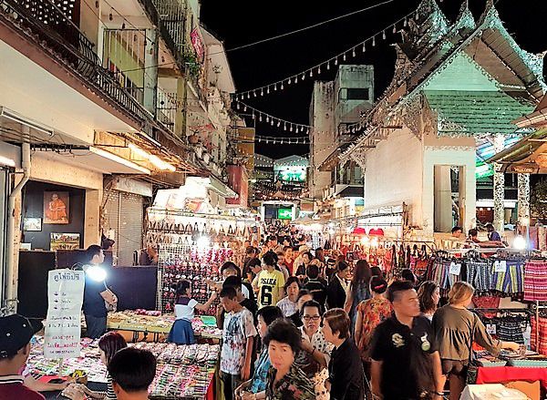 o que fazer em chiang rai - tailandia - night bazzar - night market