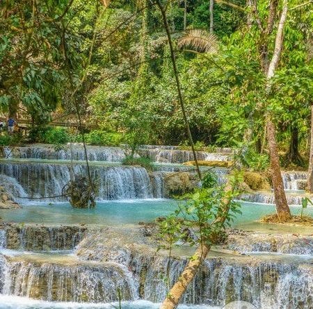 quanto custa viajar para o laos - hospedagem deslocamento - comida - seguro viagem - kuang si falls (11)